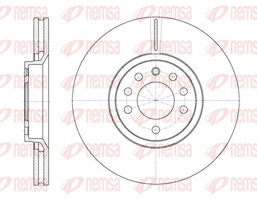 REMSA 6944.10 Brake disc