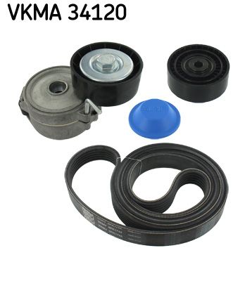 SKF VKMA 34120 V-ribbed belt set