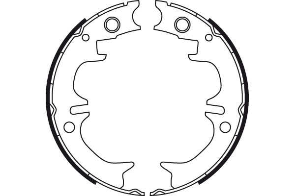 Brake Shoe Set, parking brake-1