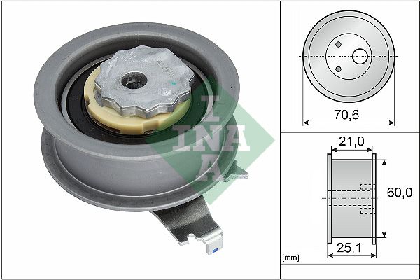 SCHAEFFLER INA 531 0940 10 Tensioner pulley, timing belt