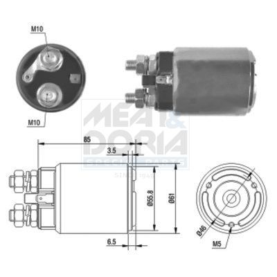Solenoid Switch, starter