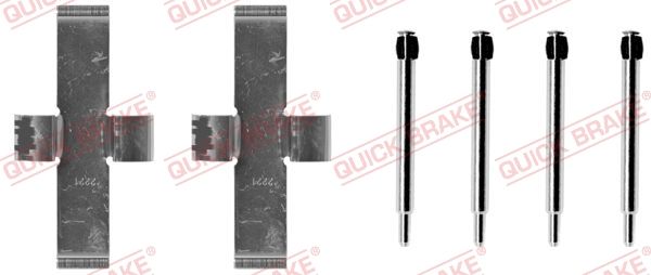 QUICK BRAKE 109-0924 Accessory kit, disc brake pad