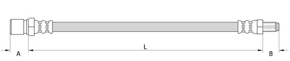 METZGER AUTOTEILE 4111379 Brake hose