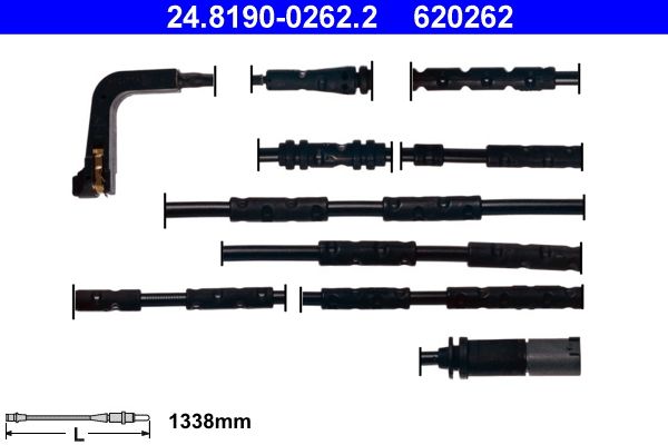 ATE 24.8190-0262.2 Warning contact, brake pad wear