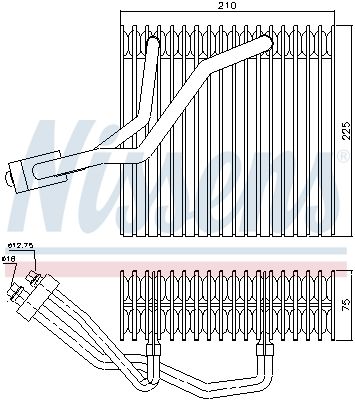 Evaporator, air conditioning-5