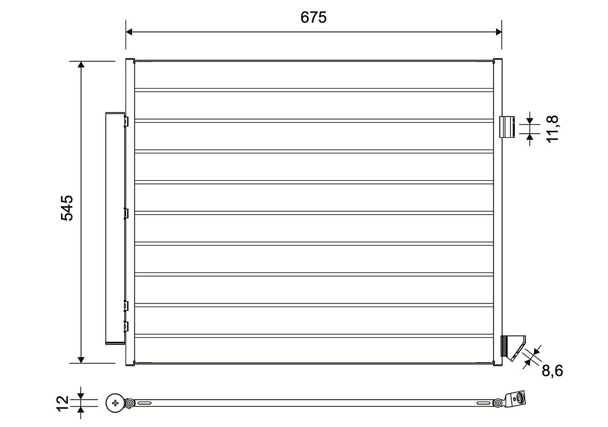 VALEO 822768 Condenser, air conditioning