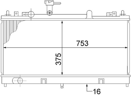 Radiator, engine cooling-1
