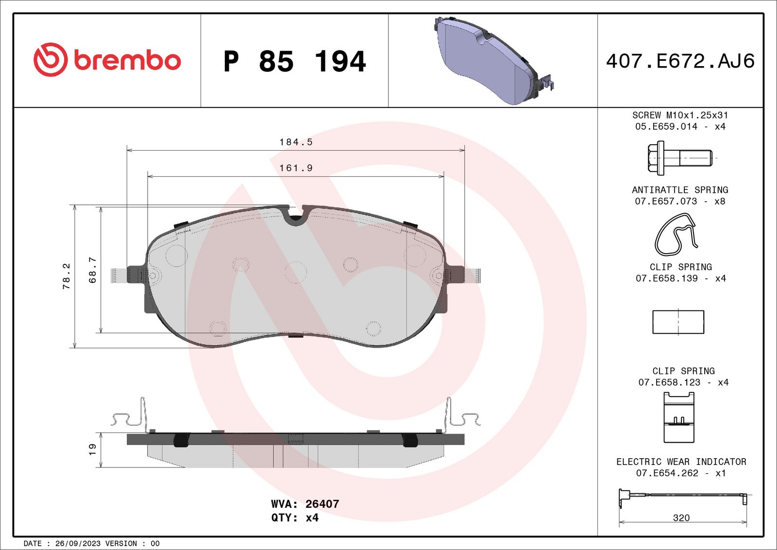 Brake Pad Set, disc brake-3