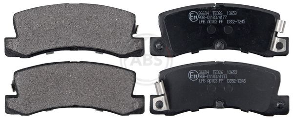 A.B.S. 36604 Brake pad set, disc brake