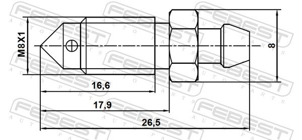 Bleeder Screw/Valve, brake caliper-1