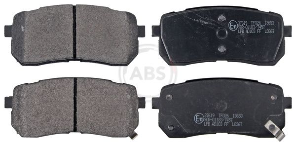 A.B.S. 37619 Brake pad set, disc brake
