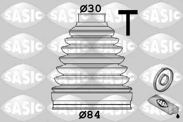 SASIC 1906157 Bellow kit, drive shaft