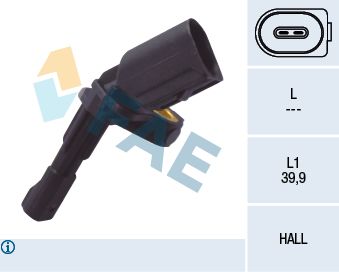 Sensor, wheel speed