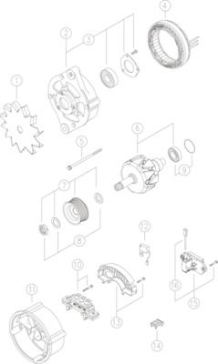 MAHLE MG 260 Alternator