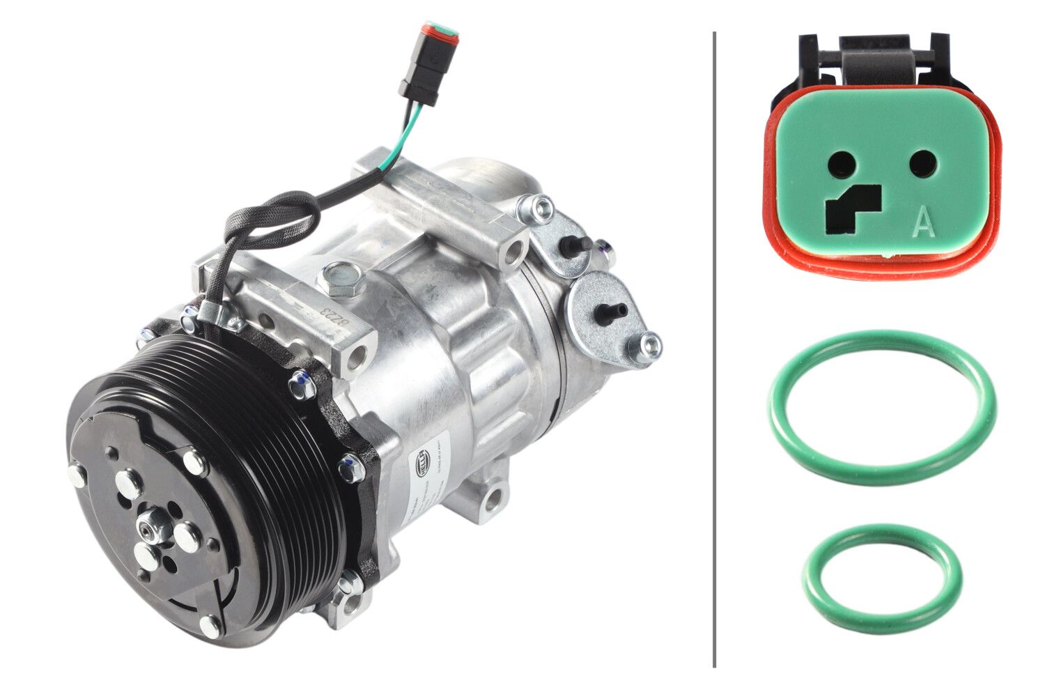 HELLA 8FK 366 203-411 Compressor, air conditioning