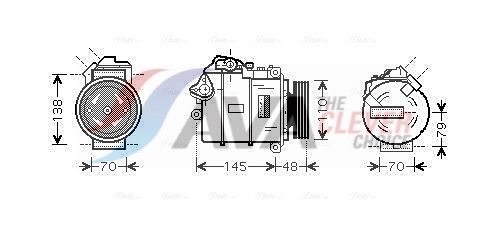 AVA CLEVER CHOICE BWAK317 Compressor, air conditioning