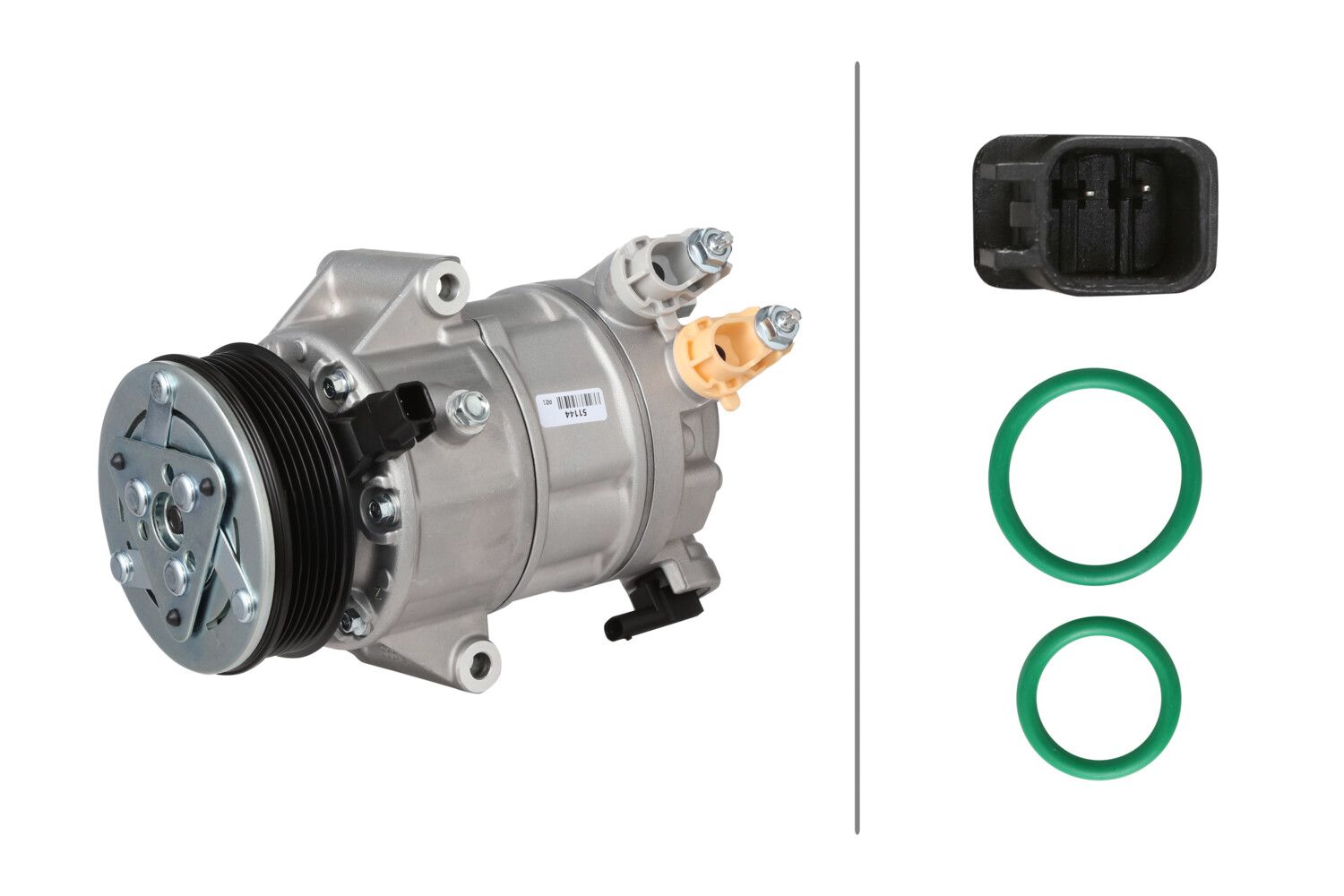 HELLA 8FK 366 203-121 Compressor, air conditioning