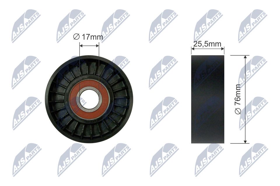 Tensioner Pulley, V-belt