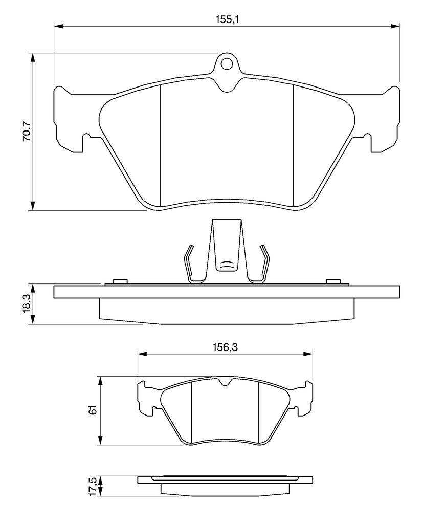 Brake Pad Set, disc brake-4
