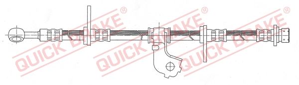 QUICK BRAKE 50.998 Brake hose