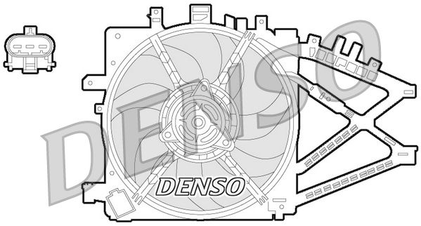 DENSO DER20014 Fan, engine cooling