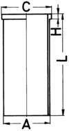 KOLBENSCHMIDT 89413110 Cylinder liner