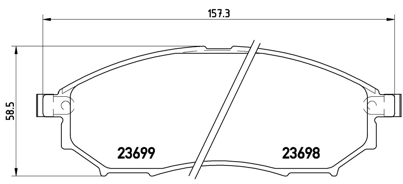 Brake Pad Set, disc brake-1