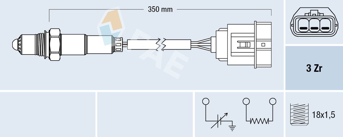 FAE 77472 Oxygen sensor