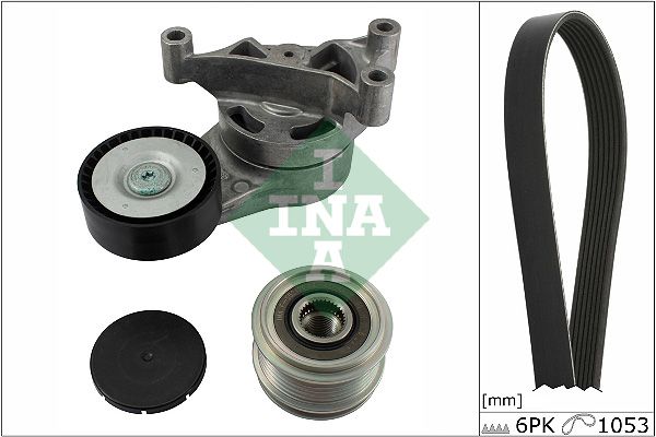 SCHAEFFLER INA 529 0052 20 V formos rumbuotas diržas, komplektas