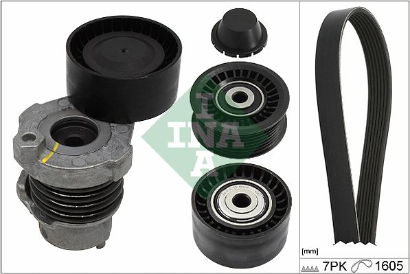 SCHAEFFLER INA 529 0194 10 V-ribbed belt set