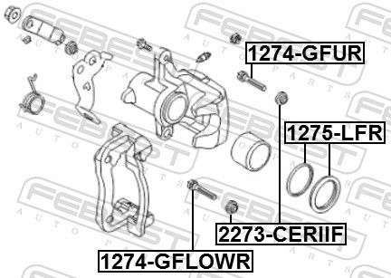 Repair Kit, brake caliper-1