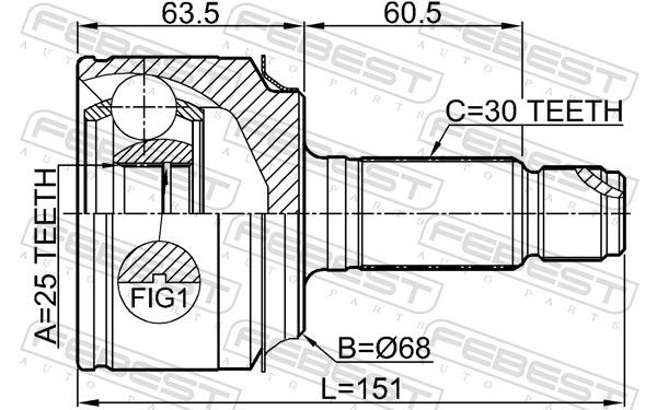 Joint Kit, drive shaft-1