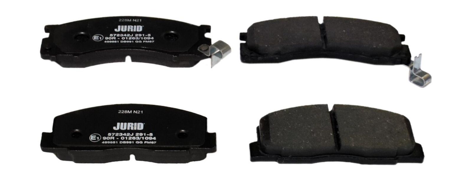 JURID 572342J Brake pad set, disc brake
