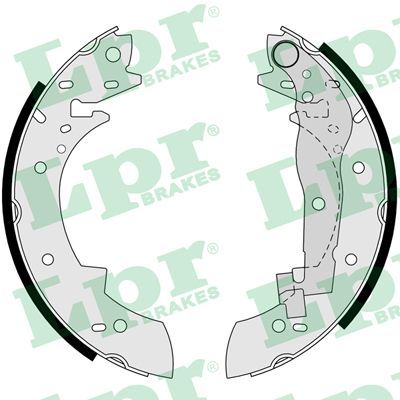 LPR 03330 Brake shoe set
