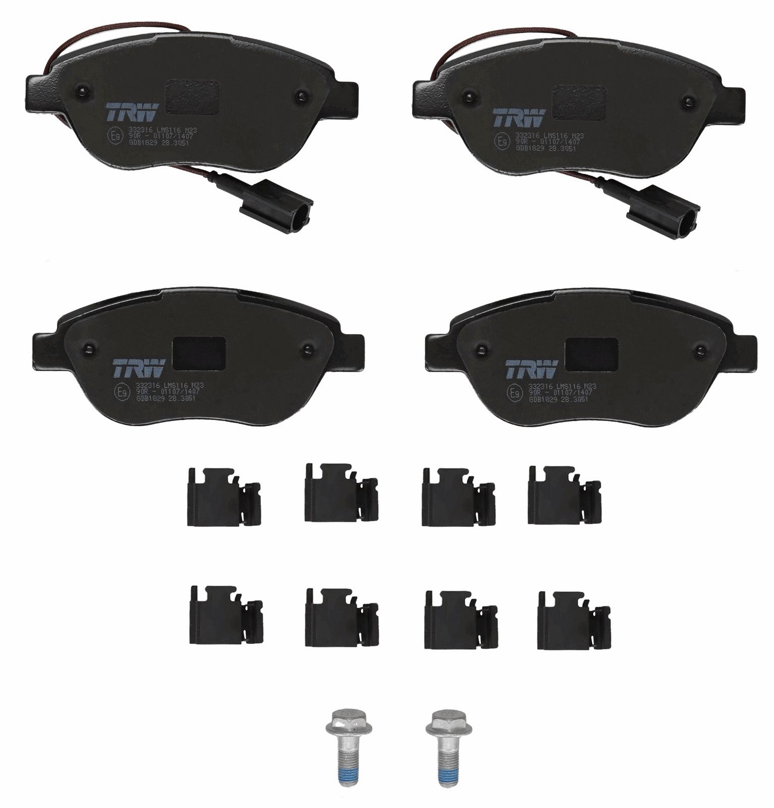 Brake Pad Set, disc brake-1