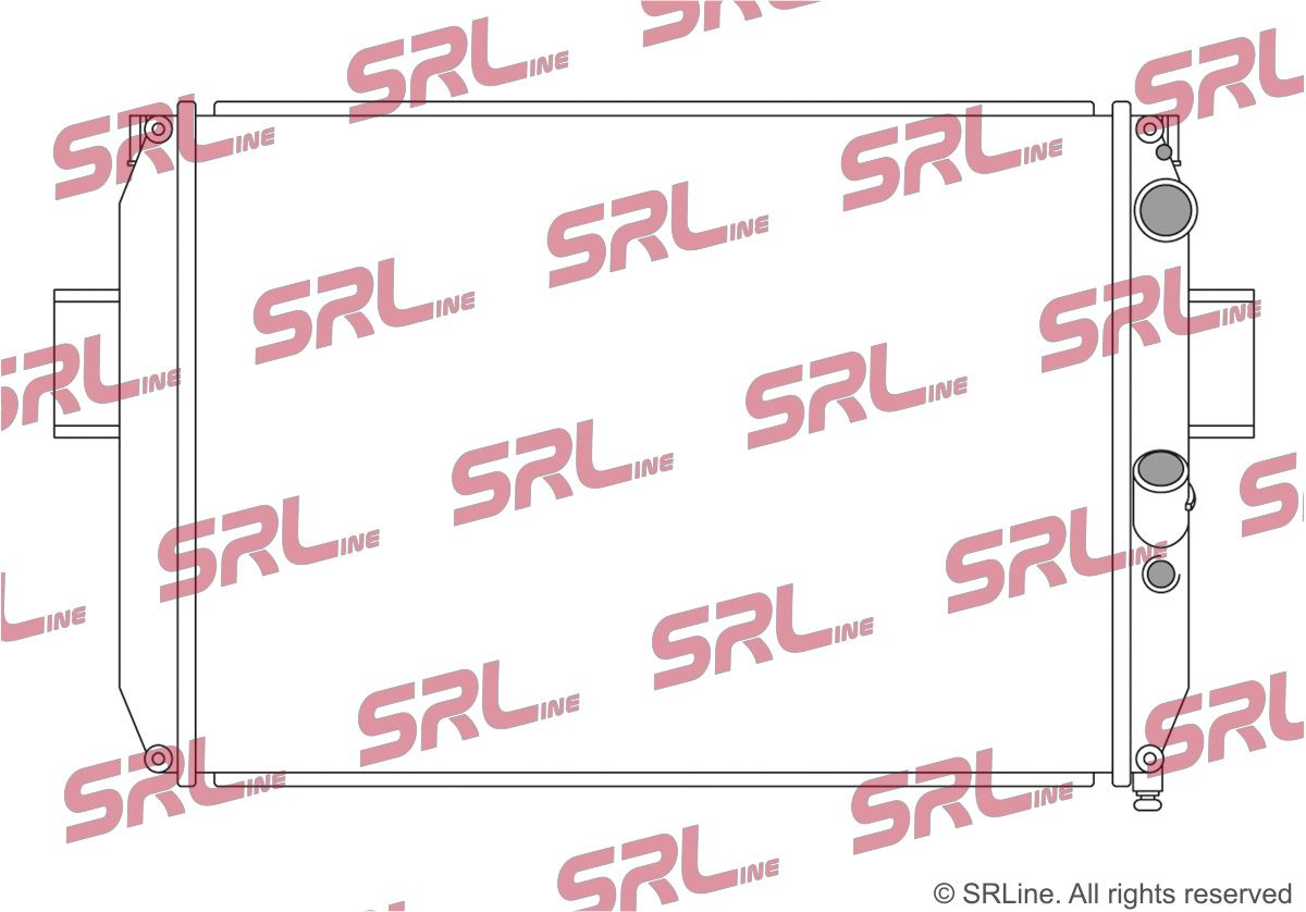 SRLINE 305008-6 Radiator, engine cooling