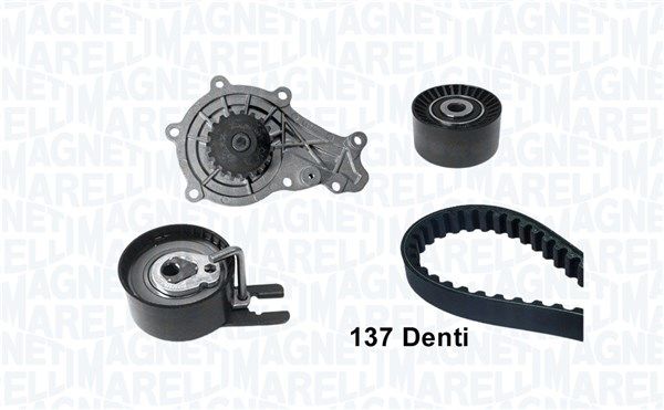 MAGNETI MARELLI 341404030001 Water pump & timing belt kit
