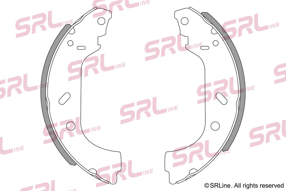 SRLINE S72-1042 Brake shoe set