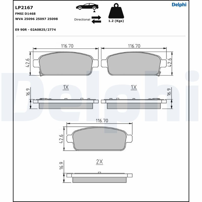 Brake Pad Set, disc brake-4