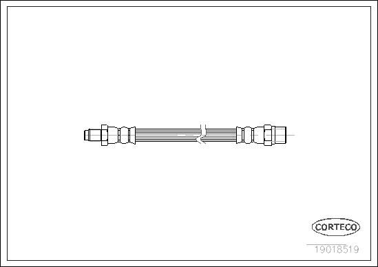 CORTECO 19018519 Brake hose