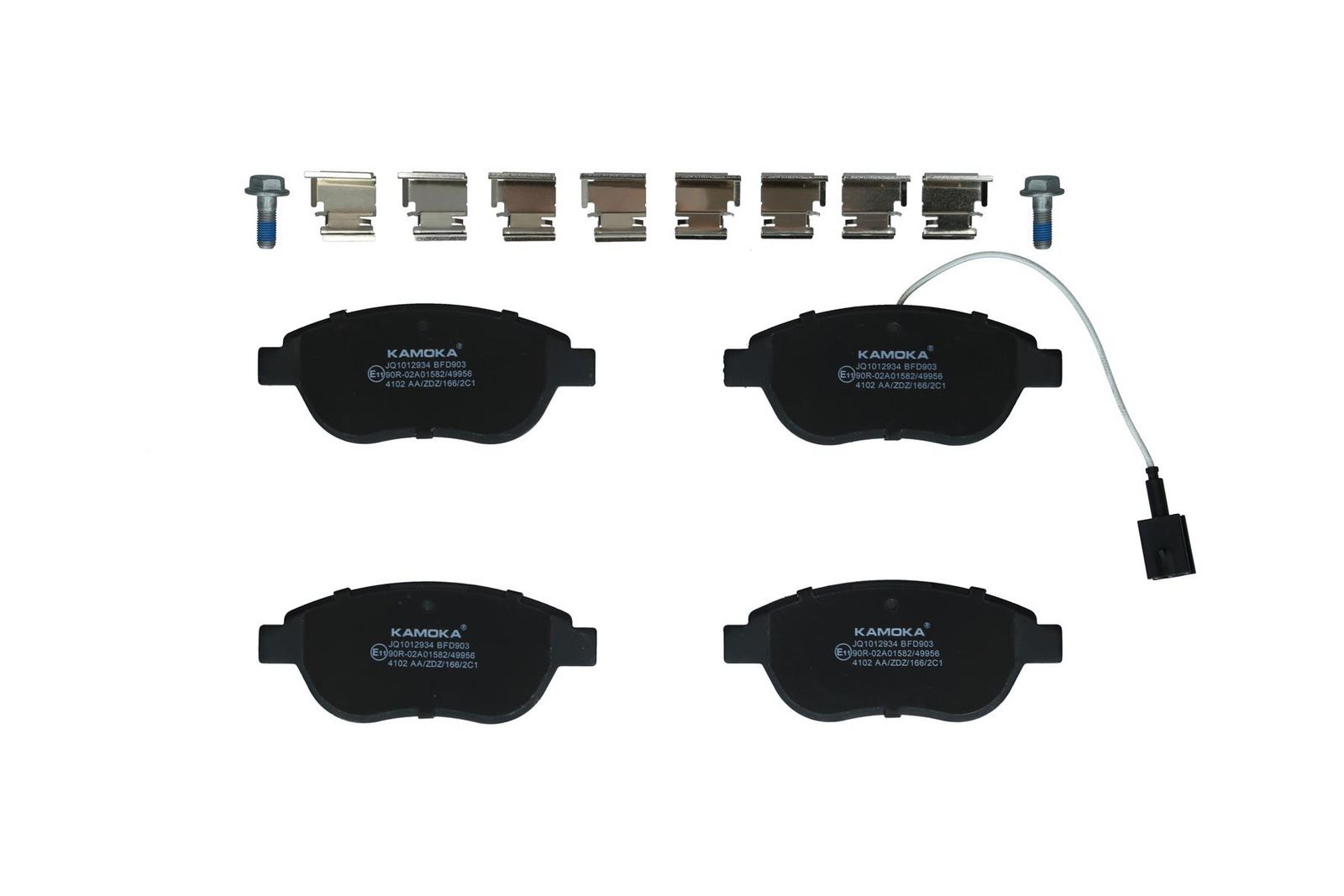 KAMOKA JQ1012934 Brake pad set, disc brake