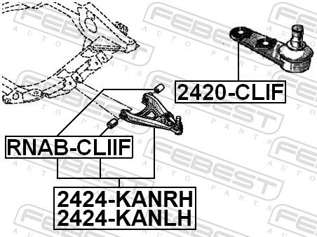 Control/Trailing Arm, wheel suspension-1