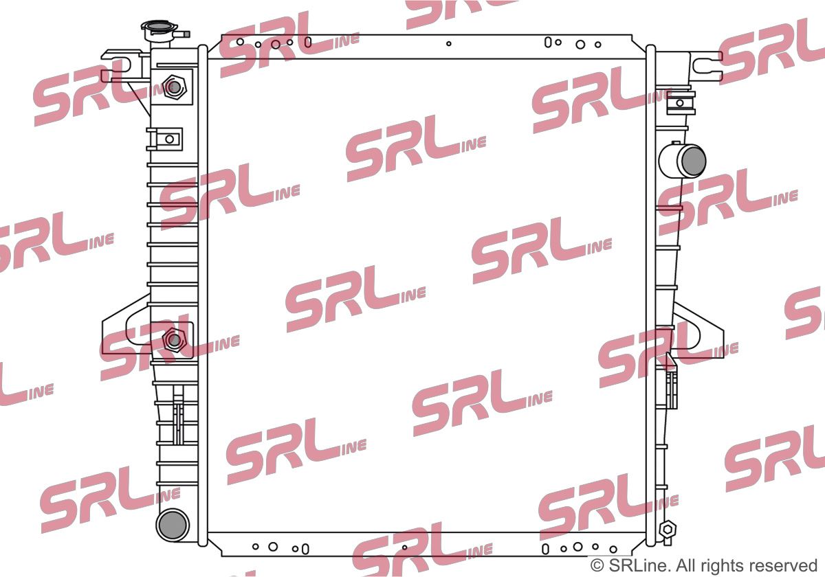 Radiator, engine cooling