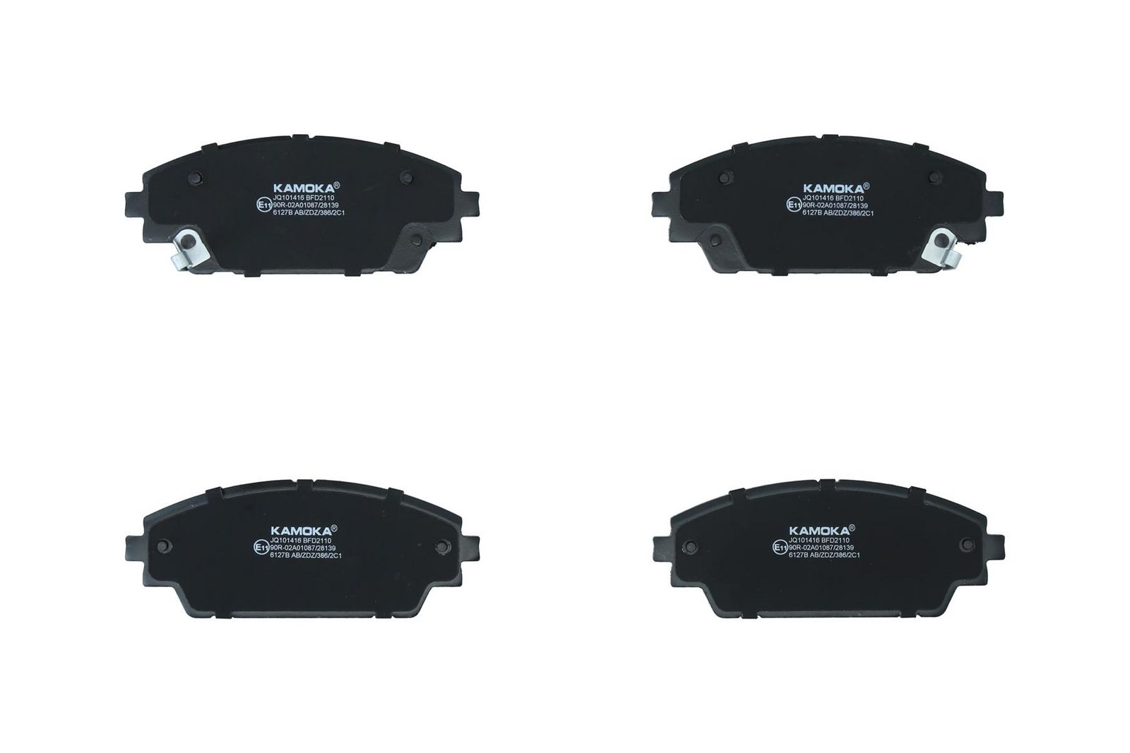 KAMOKA JQ101416 Brake pad set, disc brake