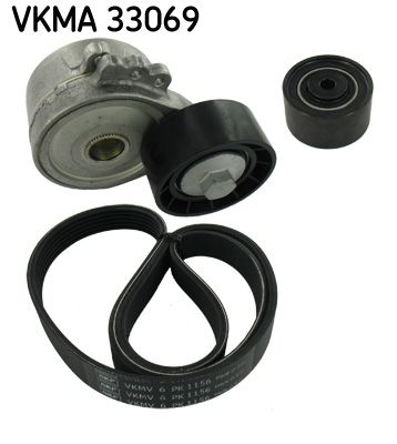 SKF VKMA 33069 V-ribbed belt set