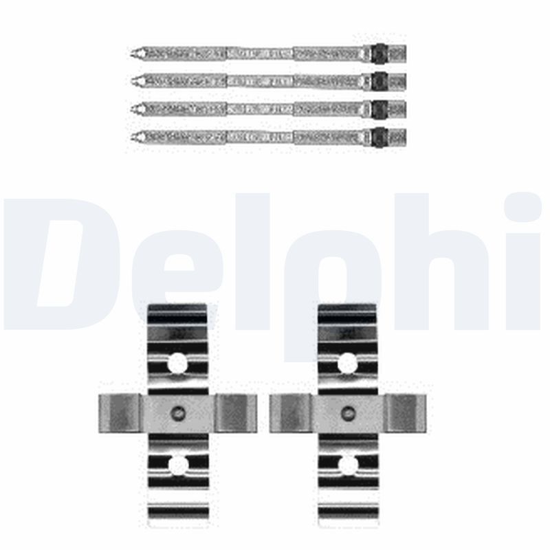 DELPHI LX0604 Accessory kit, disc brake pad