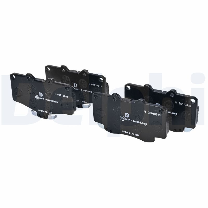 DELPHI LP854 Brake pad set, disc brake