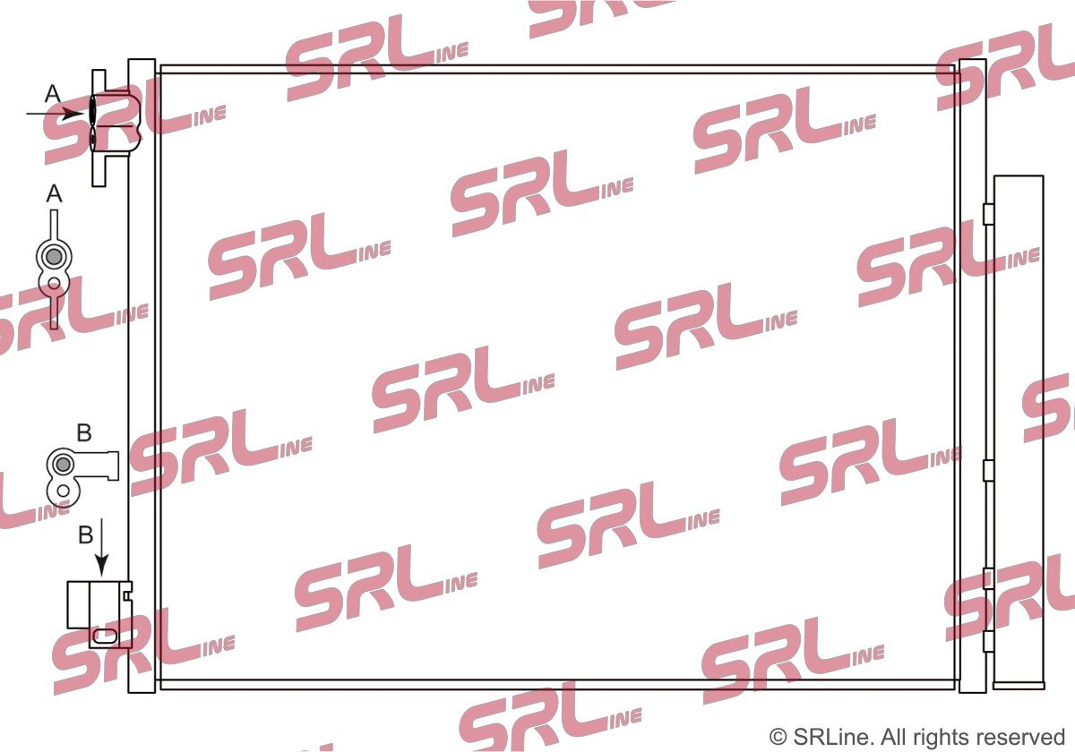 SRLINE 60A2K8C1S Condenser, air conditioning