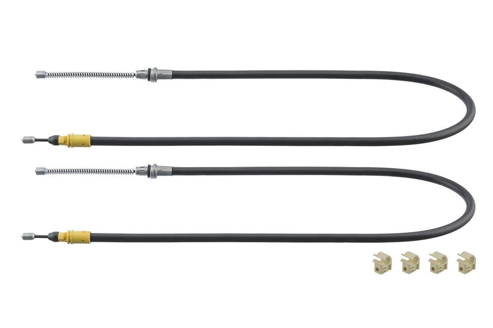 TOPRAN 407 938 Cable pull, parking brake