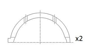 Spacer, crankshaft
